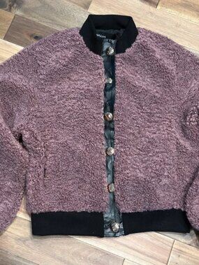 Ava Kris Sherpa Jacket - Size S